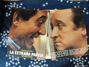 Sammeln von Zeitschriften Interviú: Pajares y Esteso La extraña pareja Recorte/Clipping Interviú 606-1987